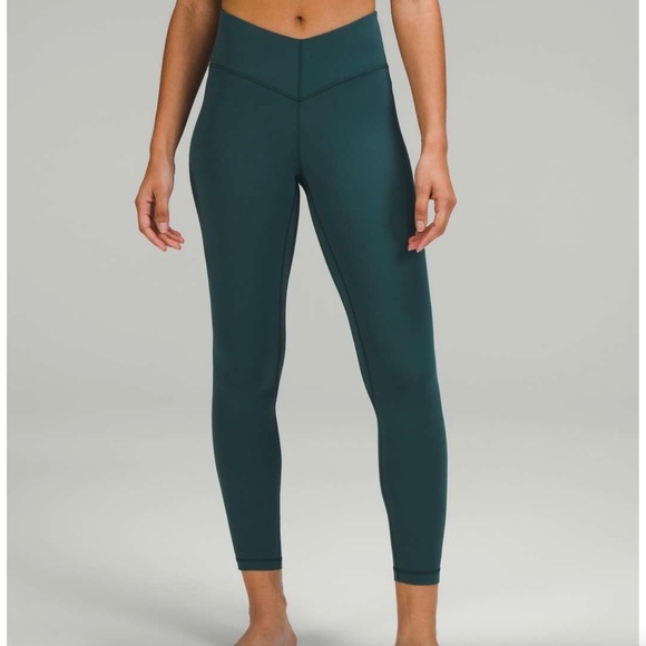 Pants - Lululemon Align V-Waist Pant 25", Green Jasper